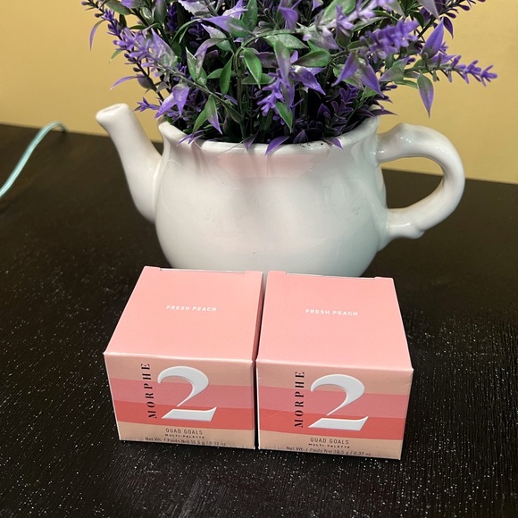 2- Pack Morphe2 Quad Goals Multi-Palette. Fresh Peach. Brand New. - Picture 6 of 11